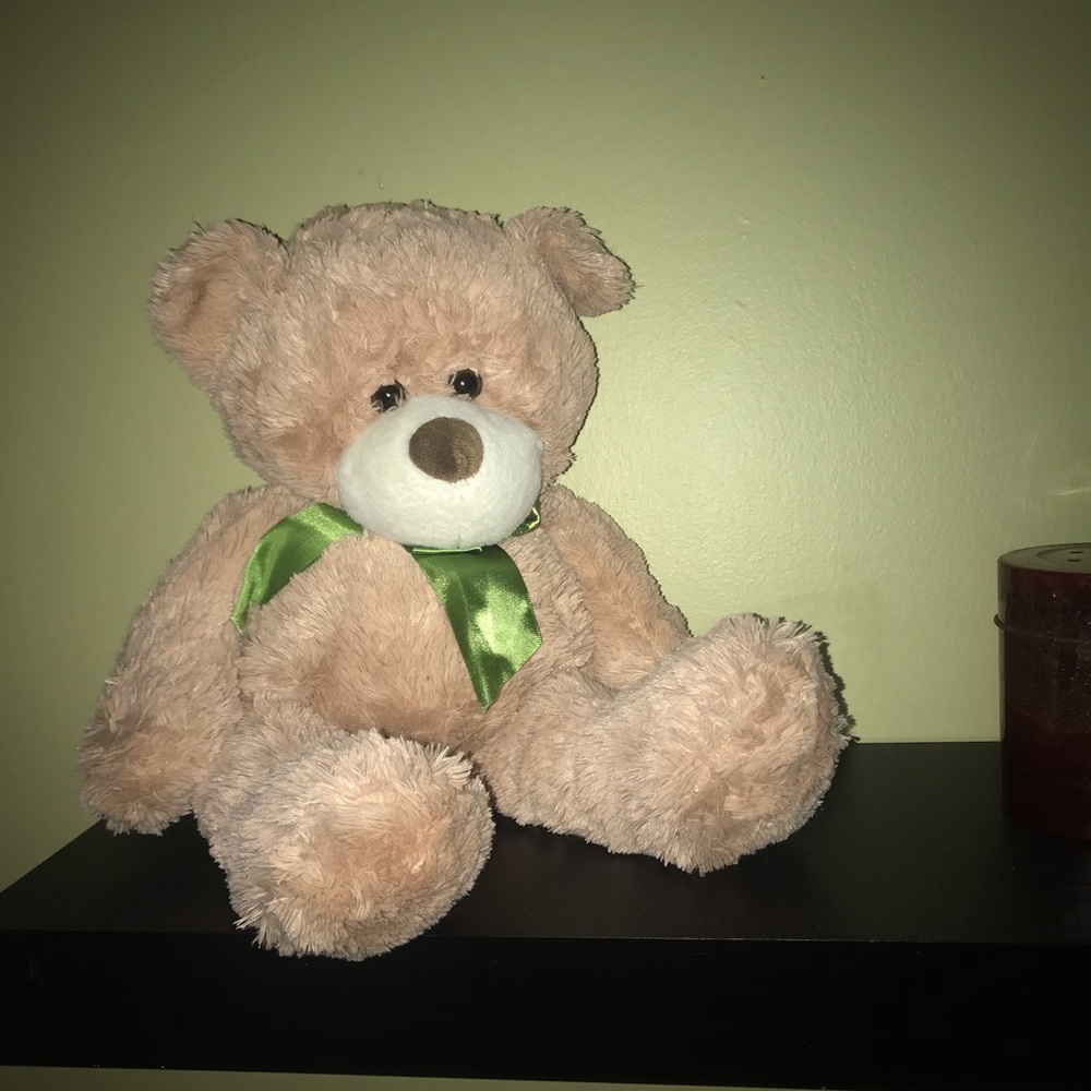 Free with purchase! Super cute teddy bear